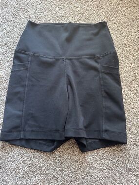 Yogalicious Black High-Waist Women’s Active Shorts